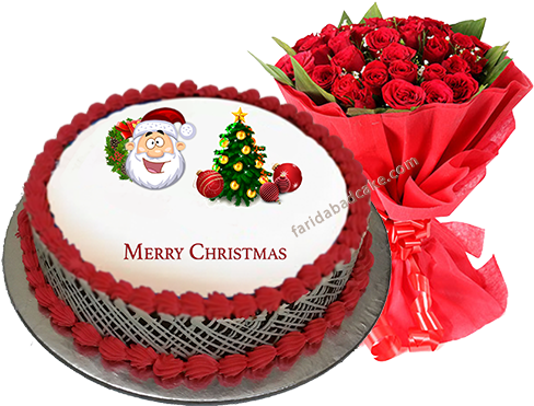 Christmas Cake Png - Bouquets Flower (500x500), Png Download
