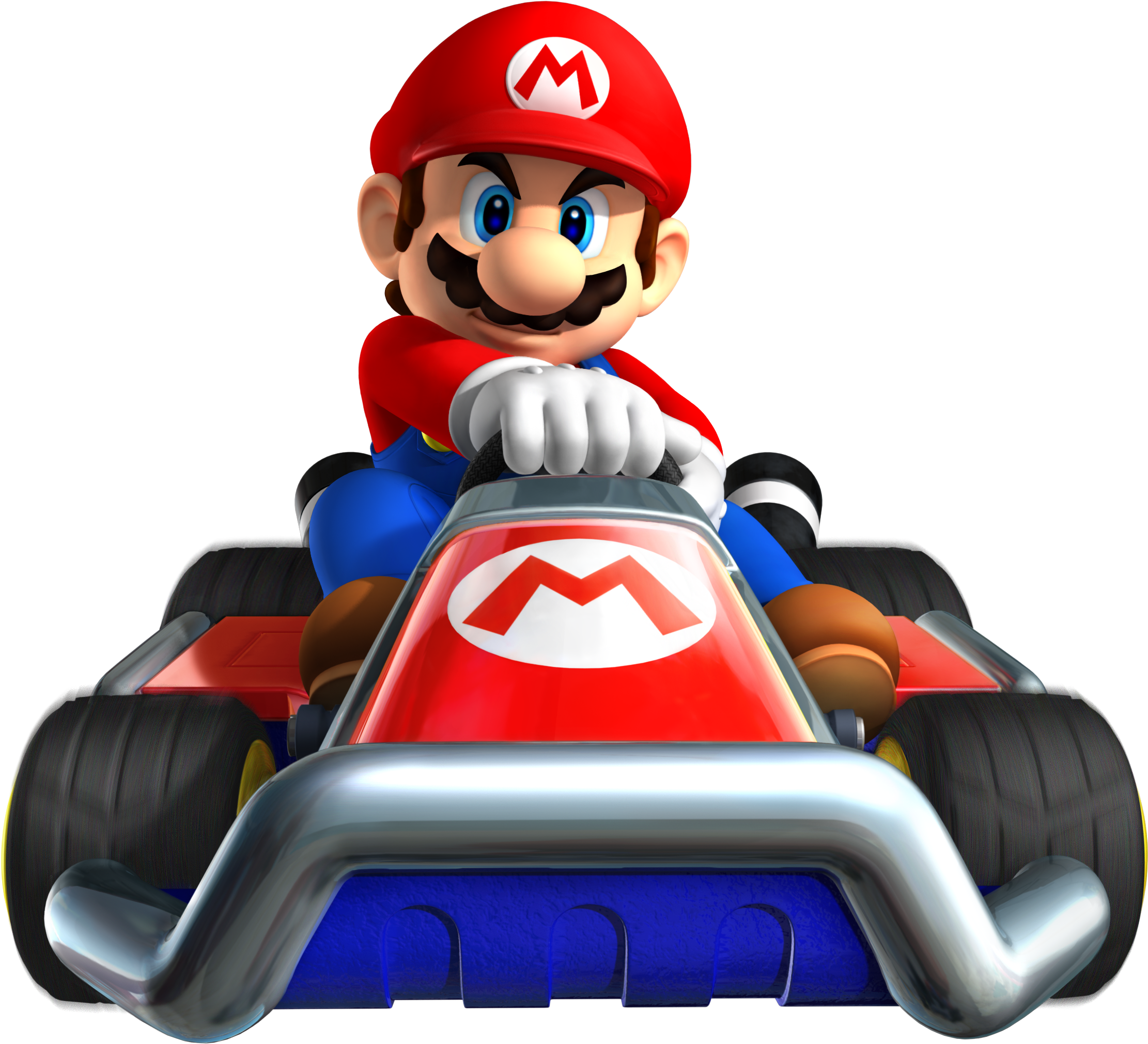 Mario - Mario In Go Kart (3000x3000), Png Download