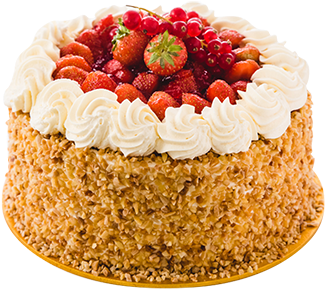 Order Fresh Handmade Celebration Cakes, Wedding Cakes, - Patisserie Valerie Birthday Cake (400x300), Png Download