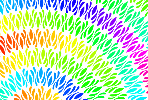 Ornament Green Color Black - Color (503x340), Png Download