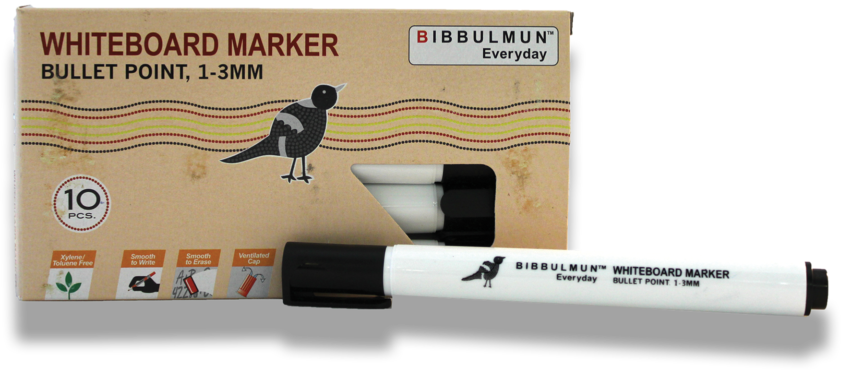 Whiteboard Marker Bullet Point Black 12-pack - Marking Tools (1920x1920), Png Download