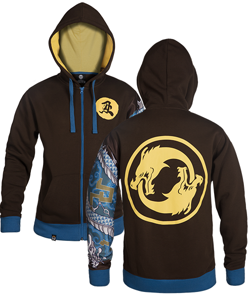 Overwatch Ultimate Hanzo Hoodie (490x580), Png Download