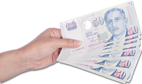 For Your Car On The Spot - Singapore Dollar (600x355), Png Download