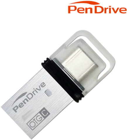 Pendrive Otg C 32gb Usb Flash Drive (usb - Pen Drive 256 Usb Type C (500x500), Png Download