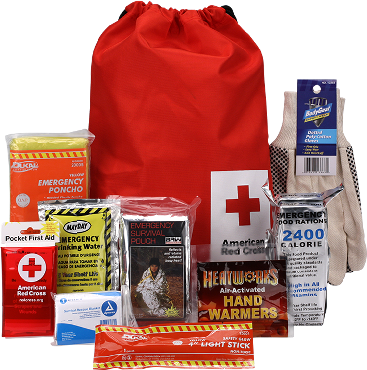 Winter Auto Survival Kit Winter Auto Survival Kit Winter - American Red Cross Winter Auto Survival Kit (900x900), Png Download