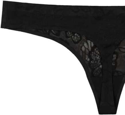 Seamless Thong Lace Print - Thong (450x600), Png Download