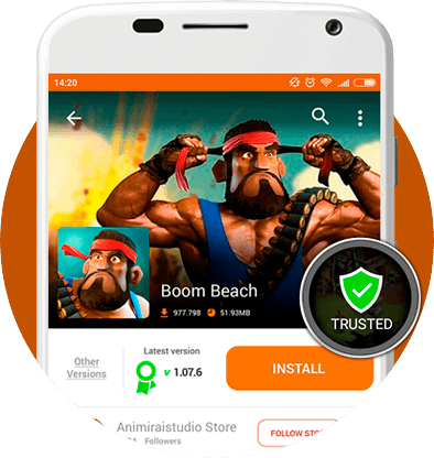 Aptoide Trust Badge - Smartphone (394x416), Png Download