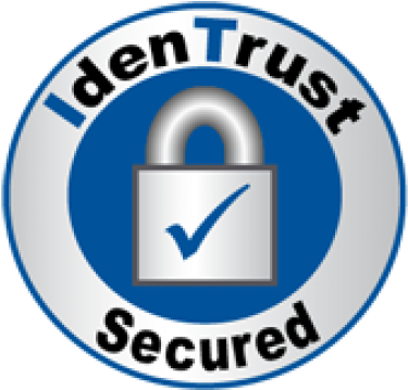 The Identrust Seal Of Trust - Circle (600x358), Png Download