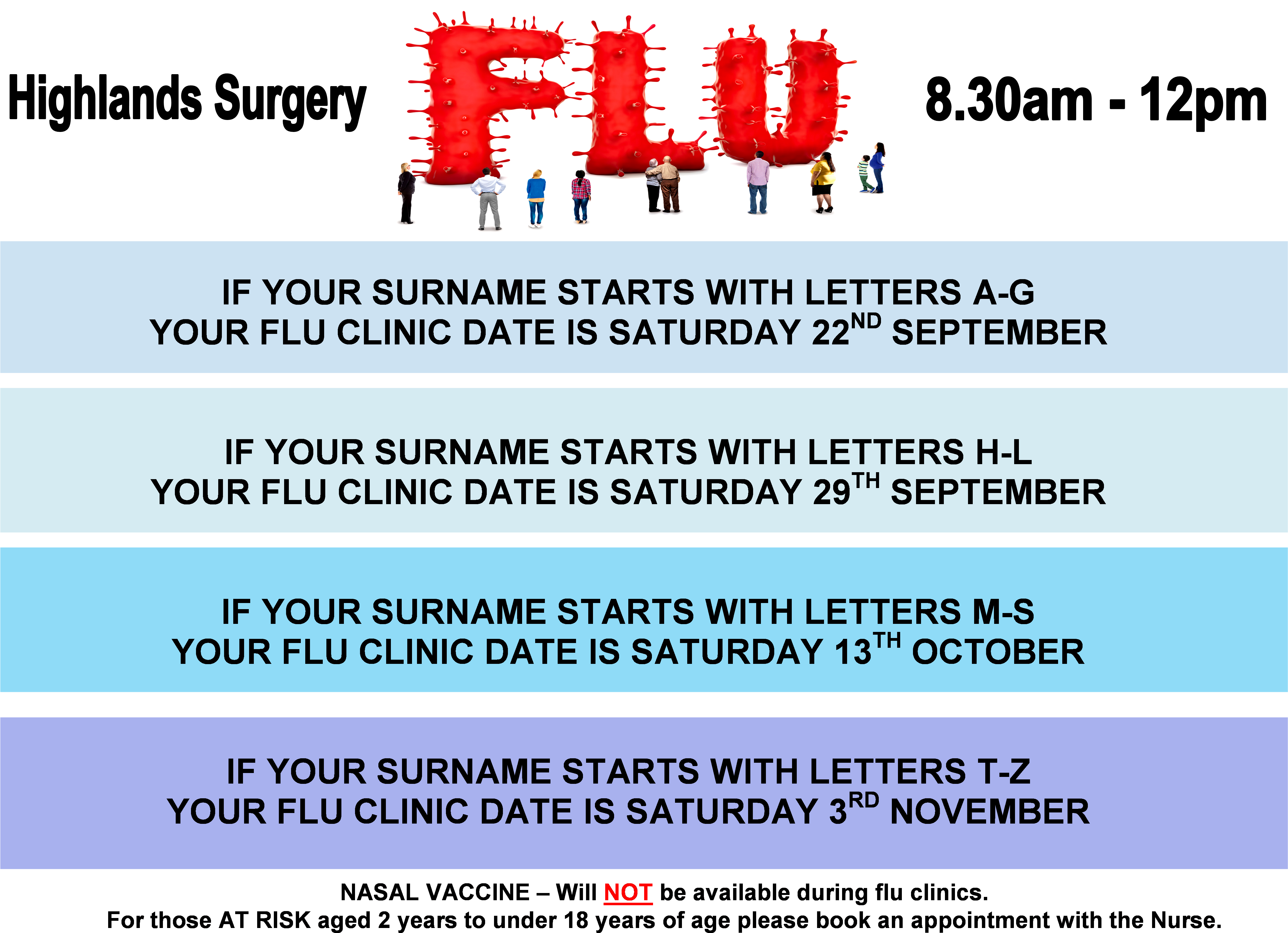 Highlands Surgery Png Urgent Surgery Schedul - Influenza (4923x3451), Png Download