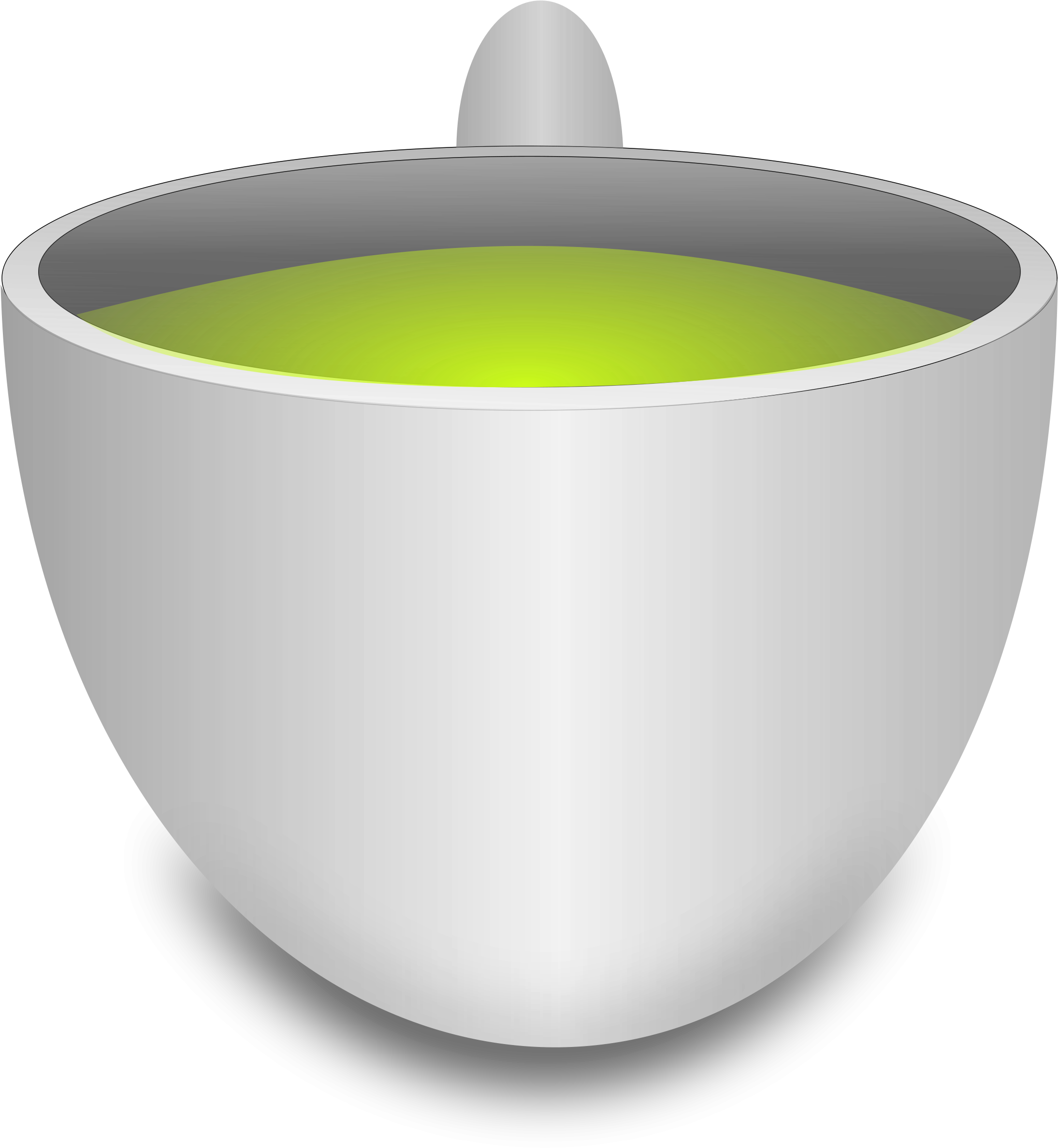 Green Tea Cup Png Image - Green Tea Clip Art (2188x2400), Png Download