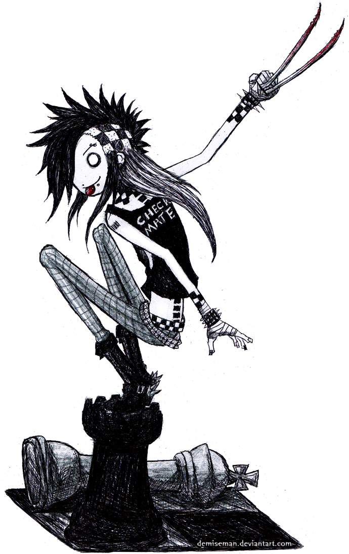 Demiseman - Emo Art Styles (690x1096), Png Download