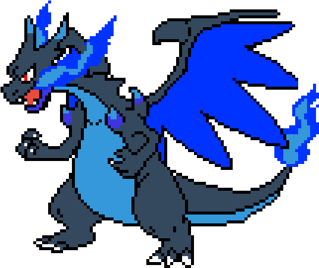 Mega Charizard X - All Mega Charizard X (1200x1200), Png Download