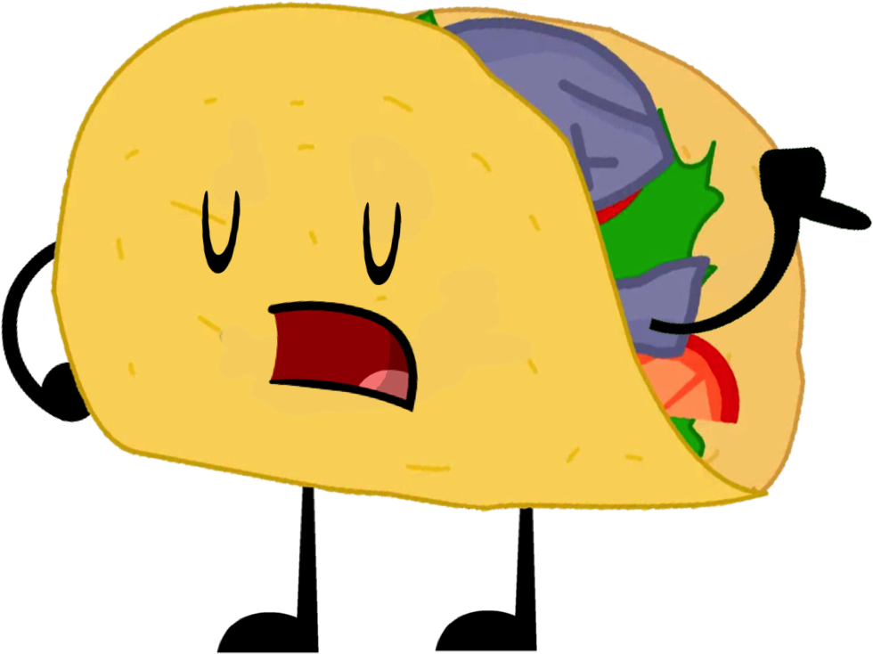 Taco Pose - Battle For Dream Island Taco (980x734), Png Download