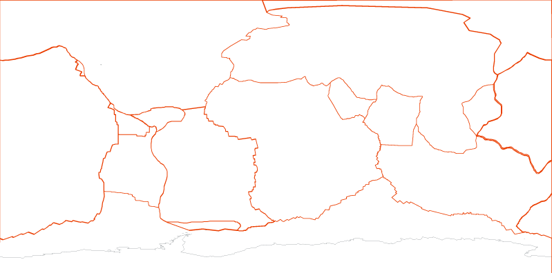 Plate Tectonics - Map (799x396), Png Download