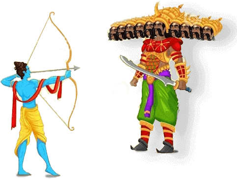 Dussehra Free Download Png - Dussehra Png (485x373), Png Download