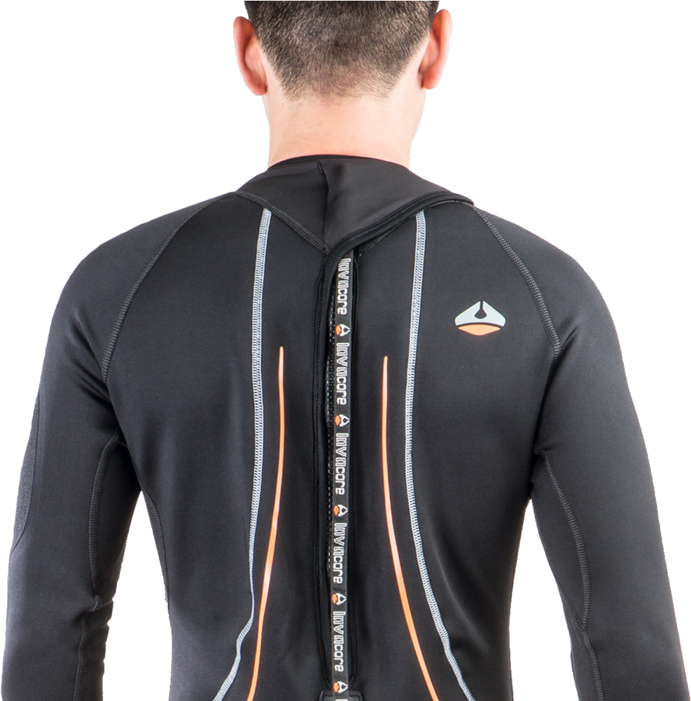 Lc Pt Fullsuit Backzip Men Backdetail Grey Web Copy - Lavacore Bck Zip Full Jumpsuit Polytherm Man (1000x1000), Png Download