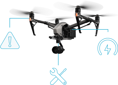 Fly With Confidence - Dji Inspire 2 X7 (507x371), Png Download