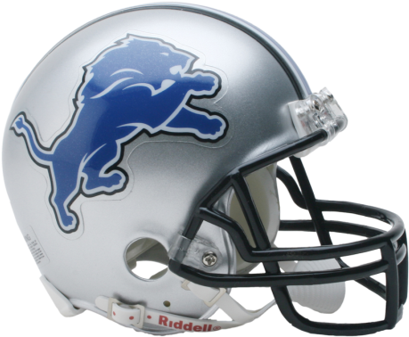 Detroit Lions Nfl Mini Helmet - Broncos Helmet (505x490), Png Download
