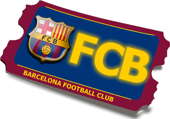 Ticket - Fc Barcelona (720x465), Png Download