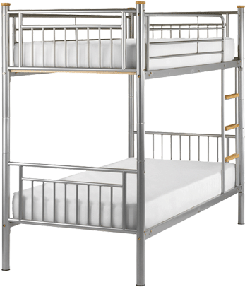 Murcury Bunk Bed - Julian Bowen Atlas Bunk Bed (700x411), Png Download
