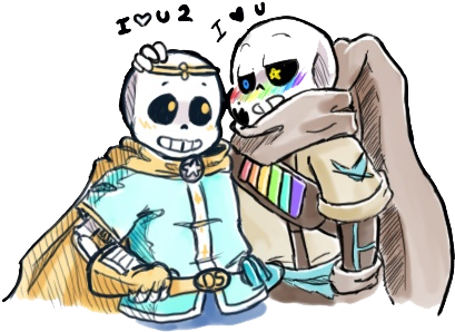 Dream Sans And Ink Sans - Ink Sans X Dream Sans (428x306), Png Download