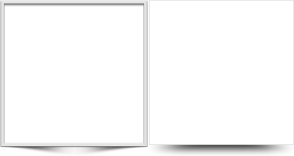 09 Jun 2016 - White Square Frame Png (582x309), Png Download
