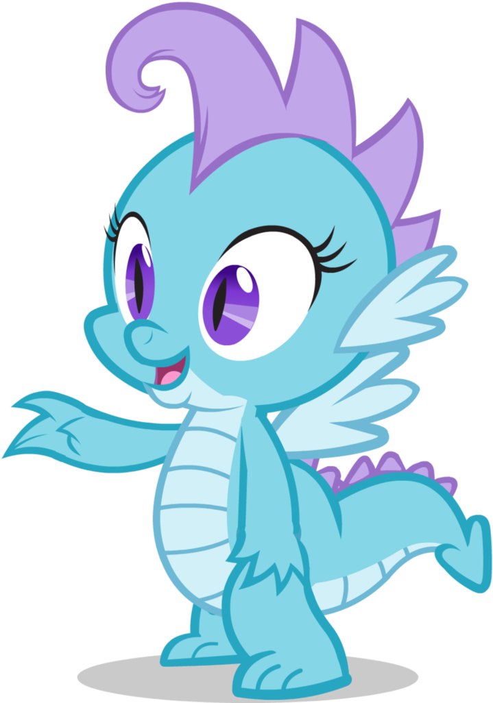 Krystal The Dragon - My Little Pony Krystal The Dragon (774x1031), Png Download