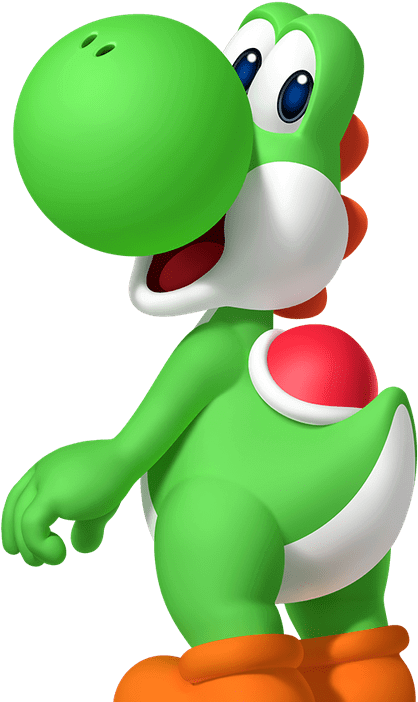 The 10 Cutest Video Game Characters In Gaming History - Yoshi Nintendo (800x779), Png Download