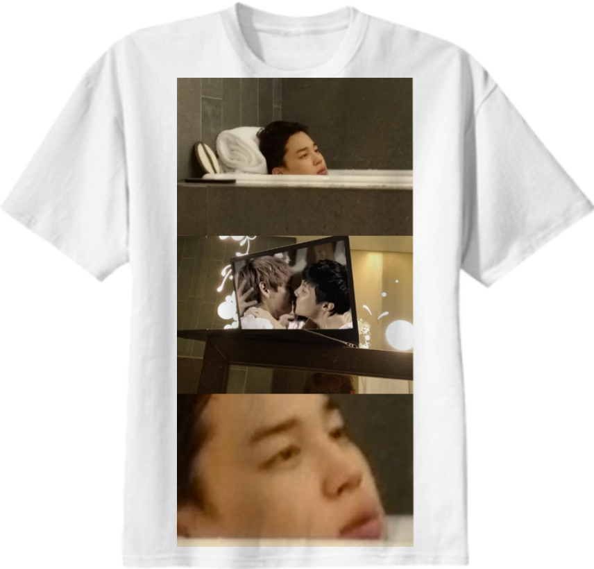 Shop Jimin Is Done Being The Nice Guy Cotton T-shirt - White T Shirt (856x820), Png Download