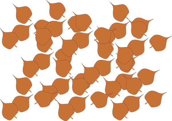 Fall Leaves Svg Clip Arts 600 X 422 Px (600x422), Png Download