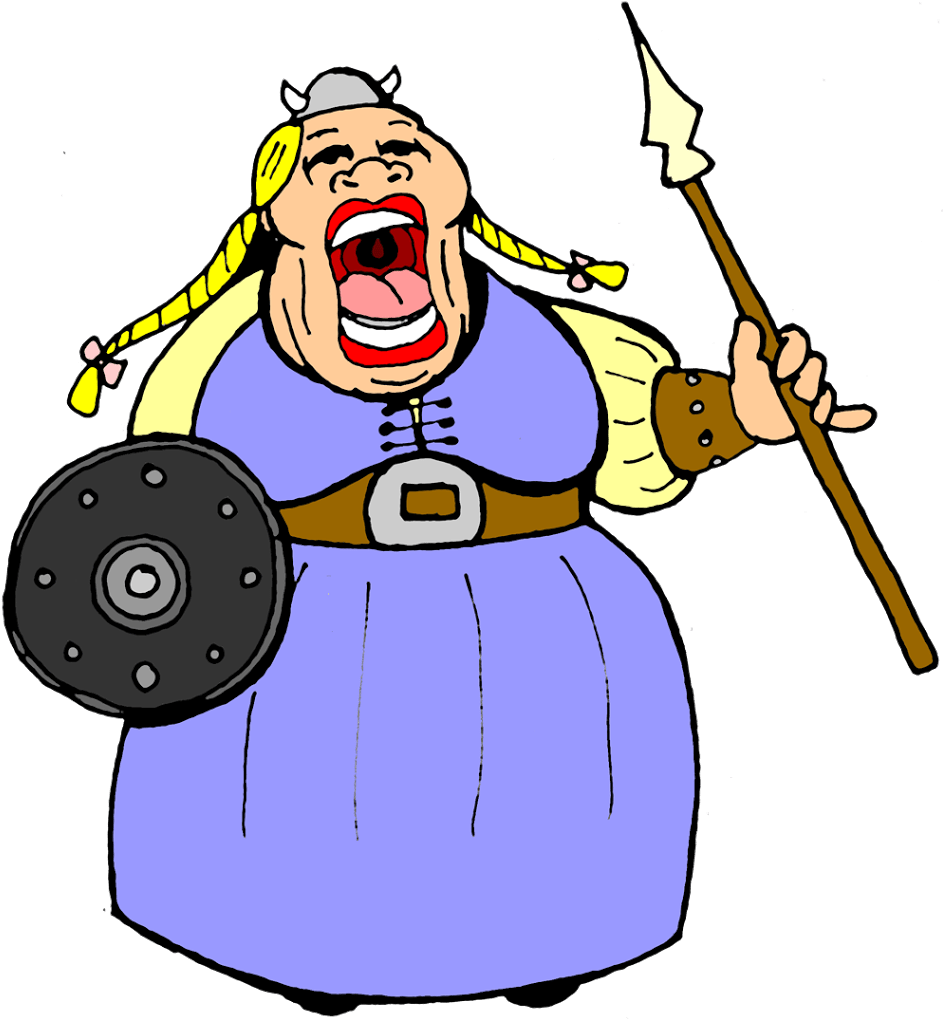 Clip Download How To Improve My Studying Skills For - Fat Opera Singer Cartoon (602x650), Png Download