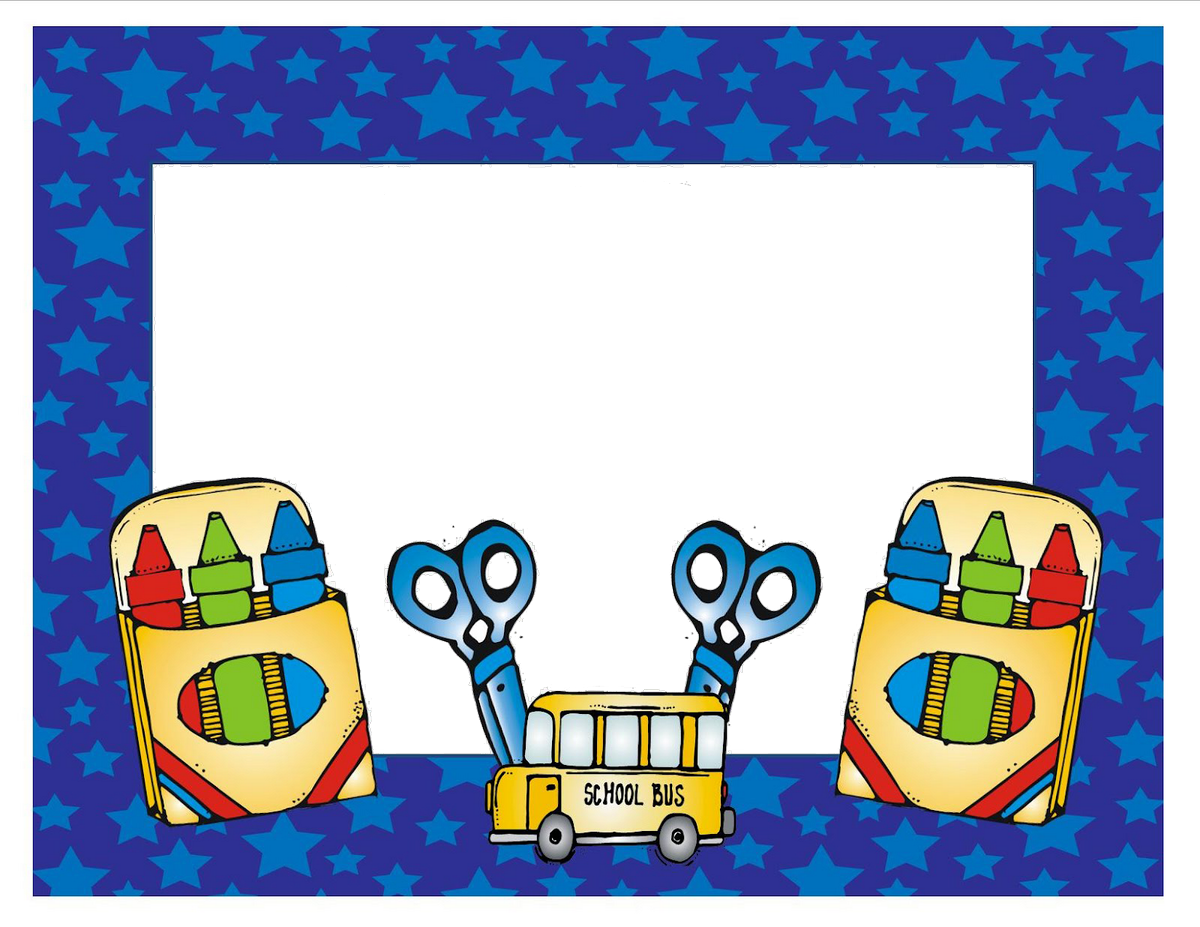 School Png Picture Frame - Anaokulu Katılım Belgesi Örneği 2018 (1200x927), Png Download