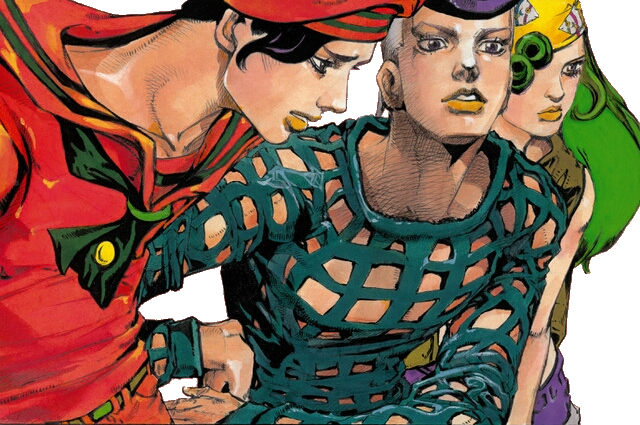 Graphic Transparent Library Never Knows Best Part Jjba - Jojo Kira Part 8 (640x425), Png Download