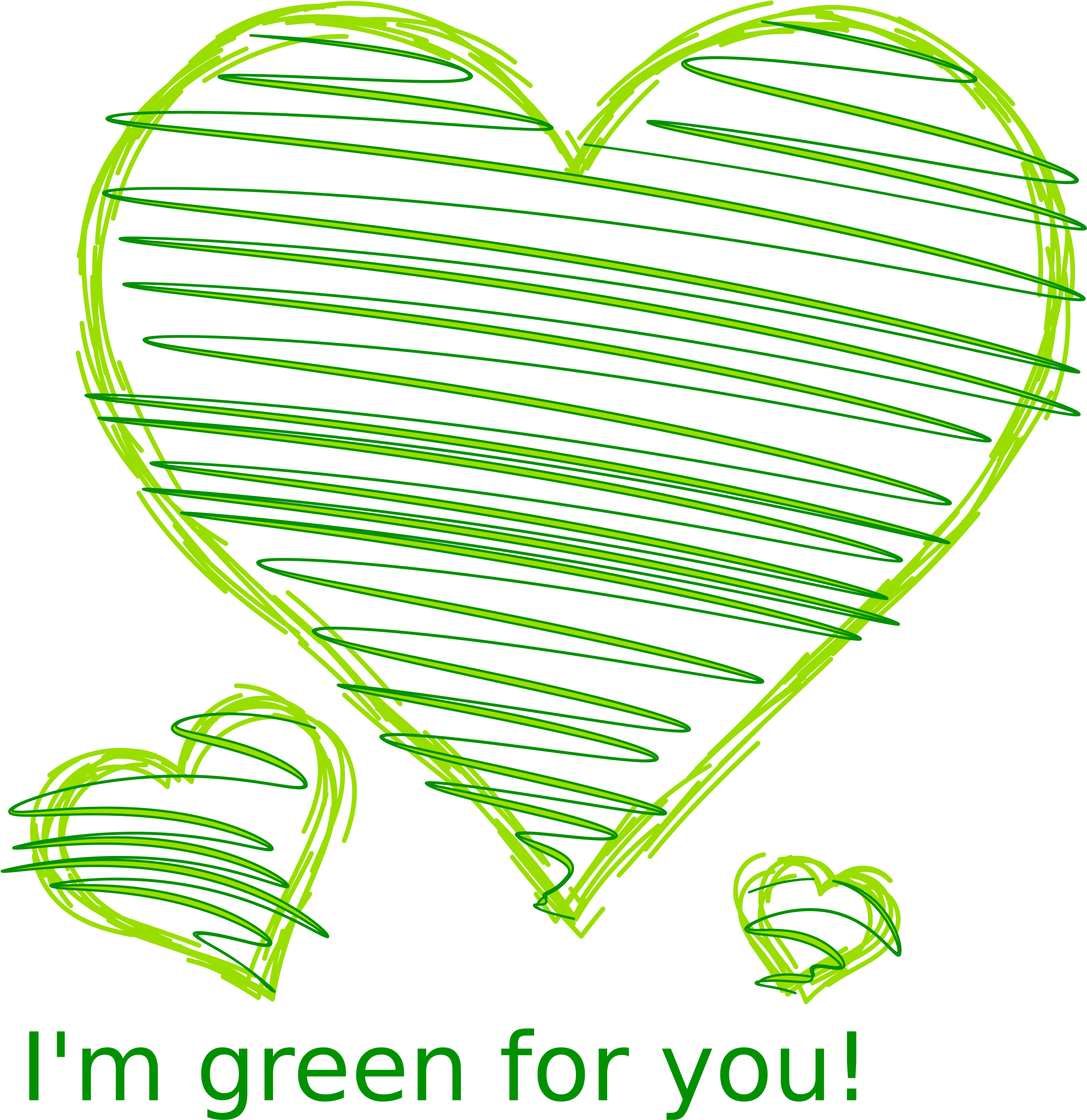 Drawn Hearts Crayon - Crayon Drawing Clipart (582x600), Png Download