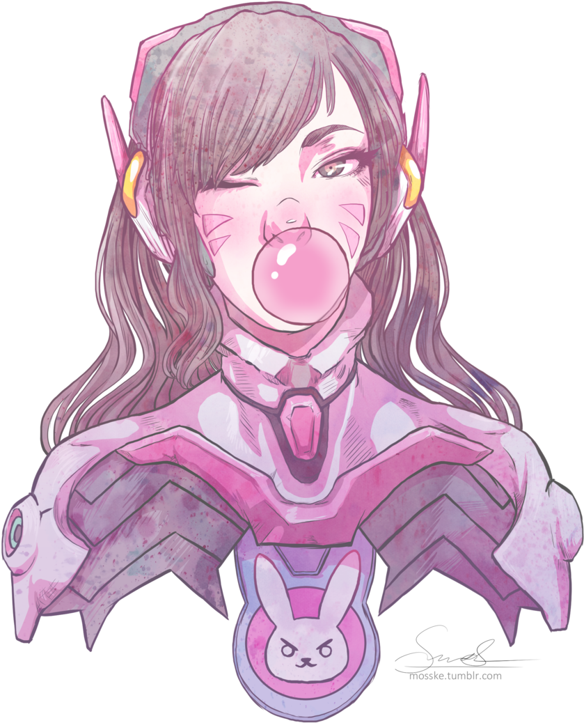 D - Va - D Va Png (1024x1135), Png Download
