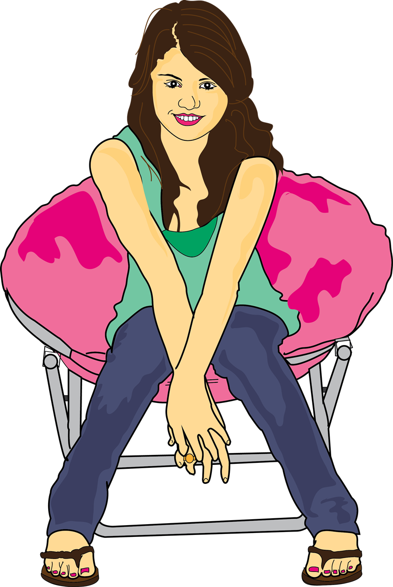 Perfect Clip Art Lord - Selena Gomez Clip Art (800x1196), Png Download