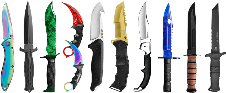 Cs Go Knives Shop - Knive I Cs Go (800x325), Png Download