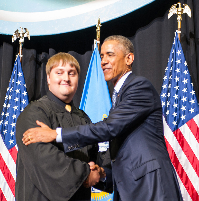 South Dakota Space Grant Student Participates In Commencement - Flag Day (usa) (1062x937), Png Download