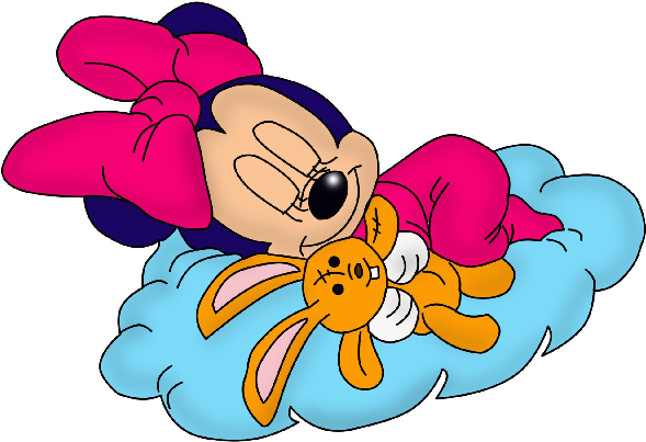 Mickey Mouse Png Images Free Download - Sleeping Baby Minnie Mouse (600x600), Png Download