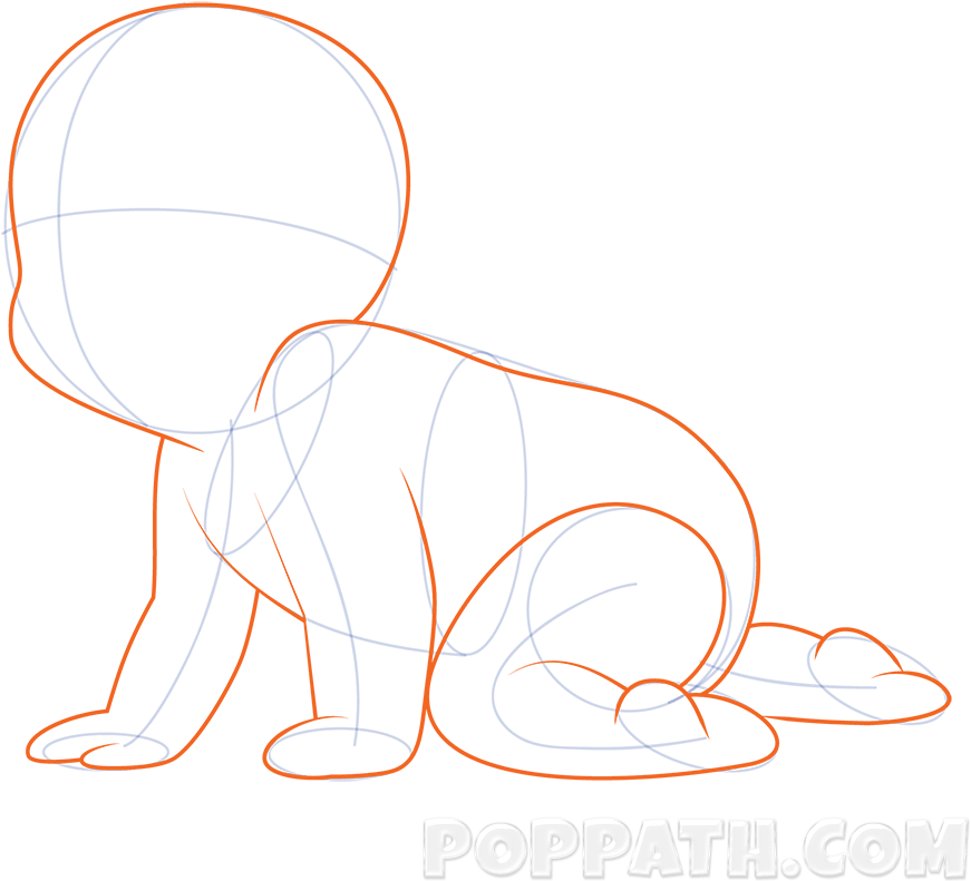 Drawing And Baby - Cartoon (1000x1000), Png Download