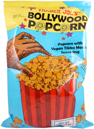 Wn Bollywood Popcorn - Trader Joe's Bollywood Popcorn (355x416), Png Download