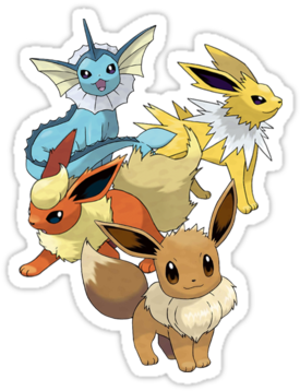 Eeevee - Pokemon (375x360), Png Download