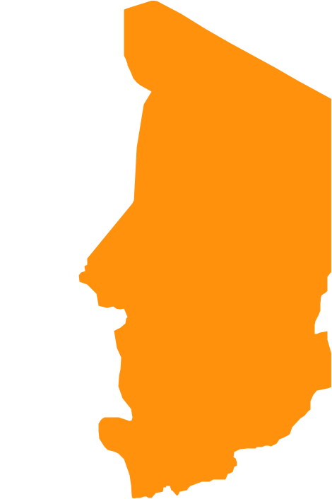 Chad, Chad, Chad Map, - Chad (640x705), Png Download