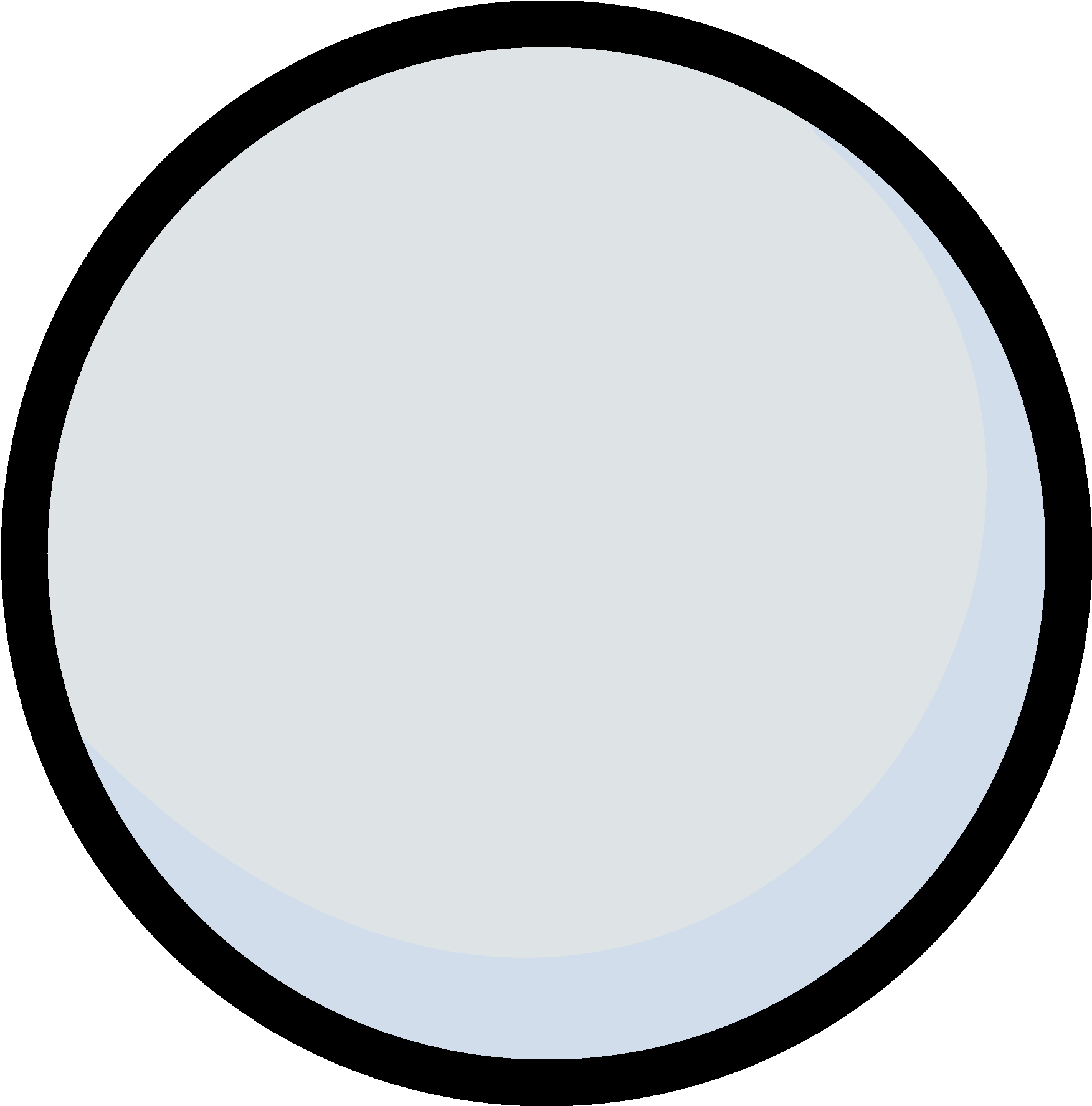 Blue Pearl Gemstone - Blue Pearl Steven Universe Gem (1822x1879), Png Download