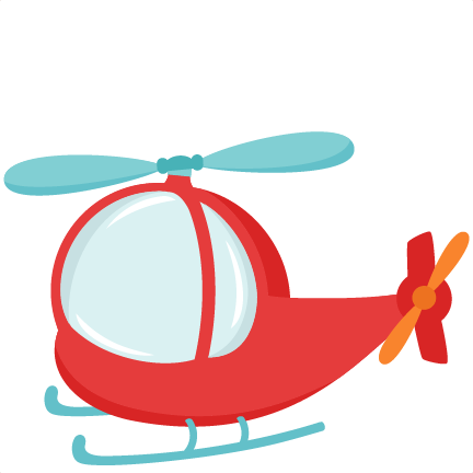 Helicopter Cliparts - Cute Helicopter Clipart (432x432), Png Download