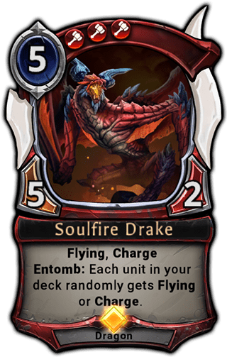 Soulfire Drake - Eternal Soulfire Drake (320x503), Png Download