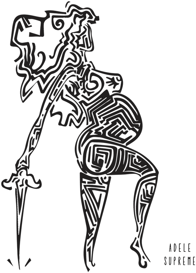 Clip Library Library Collection Of Free Supreme - Drawing (800x1000), Png Download