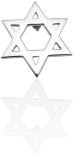 Star Of David Talisman Pin - Triangle (350x500), Png Download