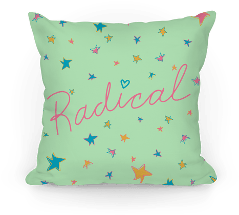 Radical 90s Pillow - 1990s (484x484), Png Download