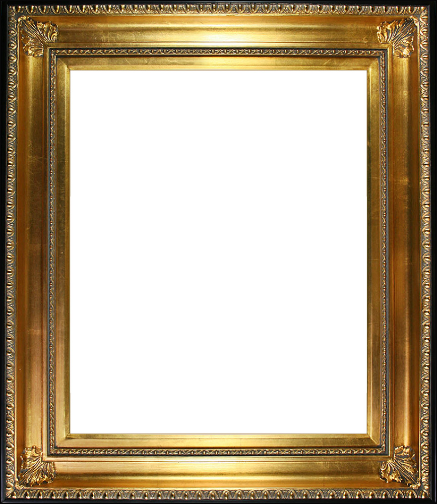 Regency Gold Frame - La Pastiche Claude Monet The Japanese Bridge Hand Painted (867x1000), Png Download
